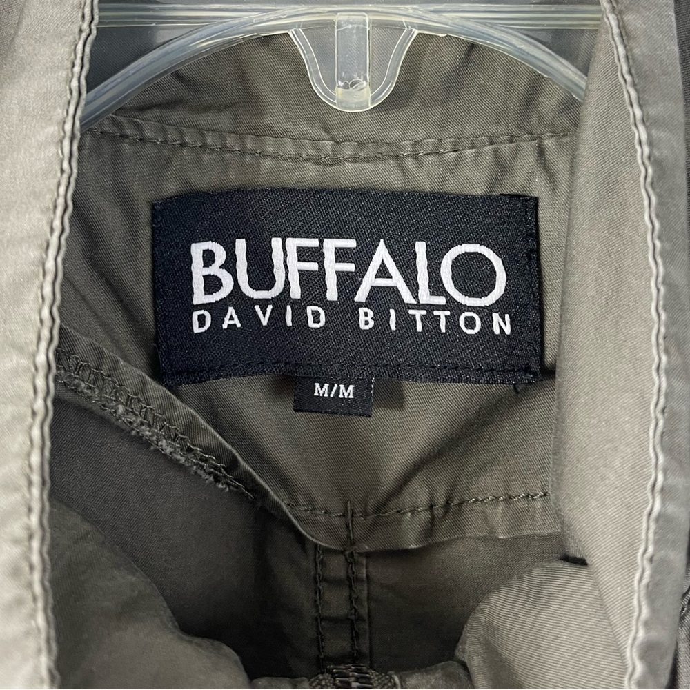 David Bitton Buffalo green military style jacket. Size medium GUC - Picture 10 of 10